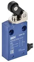 Выключатель концевой C6N-116 толк. с рыч. рол. прав. IP67 IEK KKV12-P116-2-67
