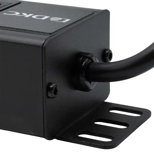 Блок распределения питания 11-м 10А C13 сетевой фильтр вх.разъем C14 разъем C14 для 19дюйм шкафов защита от перенапряж. вертикал. с индикатором сети DKC R5VIEC11CDOP фото 5