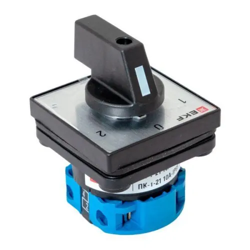 Переключатель кулачковый ПК-1-21 1п 10А "1-0-2" IP65 EKF pk-1-21-10-65 фото 8