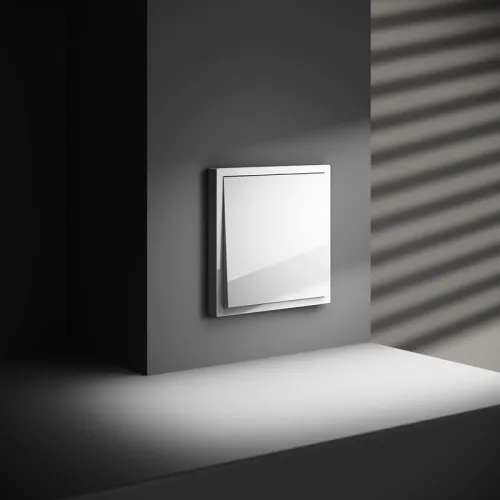 Выключатель 1-кл. СП S70 10А механизм бел. глянцевый Voltum VLS010101 фото 6