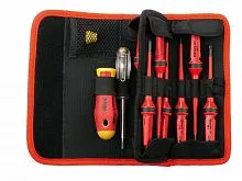 Набор стержней диэлектрических SL/PH/PZ/TX и рукоятка E-SMART в поясной сумке 12шт Felo 06381204