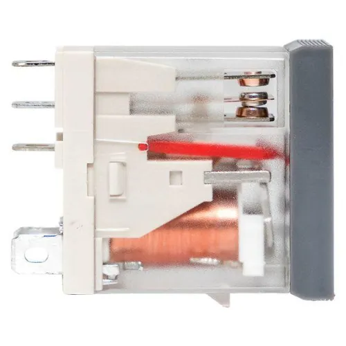 Реле промежуточное с кнопкой и мех. индикацией RPAt 25/1 12А 230В AC AVERES EKF rpat-25-1-230AC фото 2