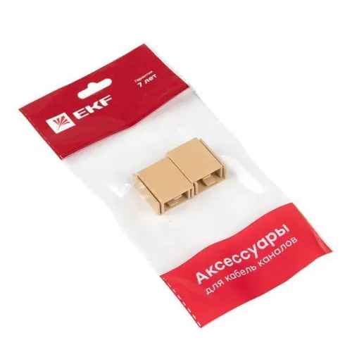 Соединитель на стык 20х10 под свет. дерево Plast PROxima (уп.4шт) EKF conl-20-10x4 фото 6