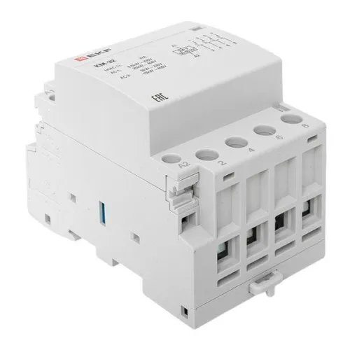 Контактор модульный КМ 32А 4NО (3 мод.) EKF km-3-32-40 фото 3