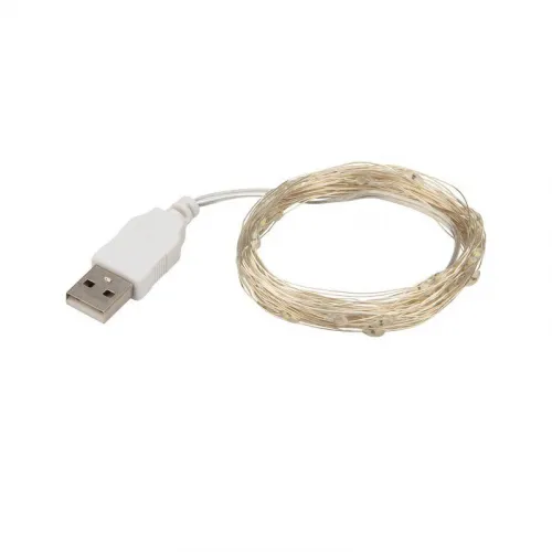 Гирлянда светодиодная "Роса" 10м 100LED бел. 1Вт IP20 USB Neon-Night 315-975 фото 4