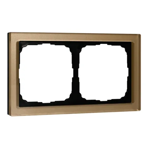 Рамка 2-м ArtGallery Pure органич. стекло шампань SE GAL320502 фото 3