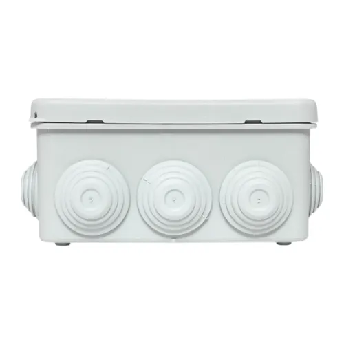 Коробка уравнивания потенциалов КУП-030-014 100х100х50 IP55 с крышкой наружн. для прямого монтажа 10 мембр. вводов сер. EKF plc-kmr-030-014-g фото 4