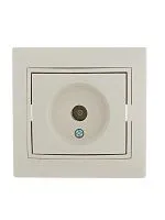 Розетка телевизионная оконечная TV СП Mira крем./крем. LEZARD 701-0303-130