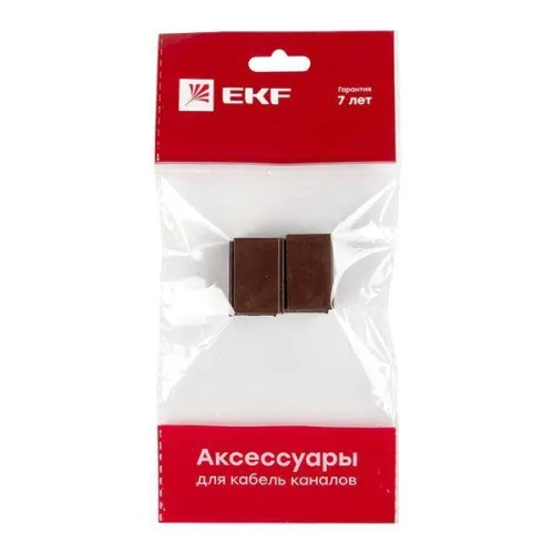 Соединитель 16х16 под темн. дерево Plast PROxima (уп.4шт) EKF cond-16-16x4 фото 7