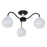 Светильник "Лири" 131 (Плафон 8330) НПБ 01-3х60-188 Е27 (ИМ) потолочный (es) черн. Элетех 1005405149