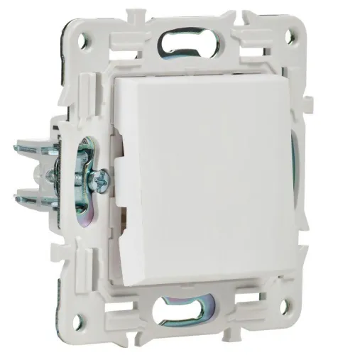 Выключатель проходной 1-кл. SKANDY 10А SK-V02W арктич. бел. IEK SK-V12-0-10-K01 фото 2