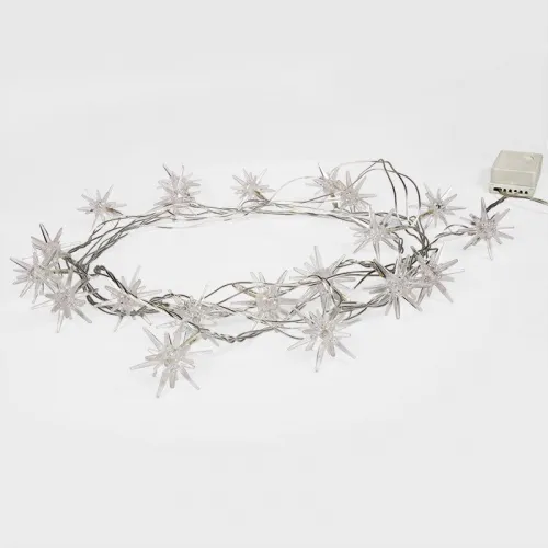 Гирлянда светодиодная "Снежинки" 2.8м 20LED бел. 1Вт IP20 Neon-Night 303-036 фото 2