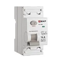 Выключатель дифференциального тока 2п 16А 10мА тип AC 6кА ВД-100N электромех. PROxima EKF E1026M1610