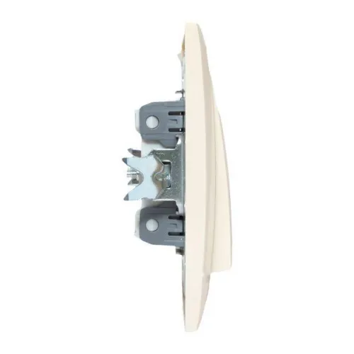 Переключатель проходной 2-кл. СП Валенсия 10А IP20 крем. PROxima EKF EWV10-027-20 фото 4