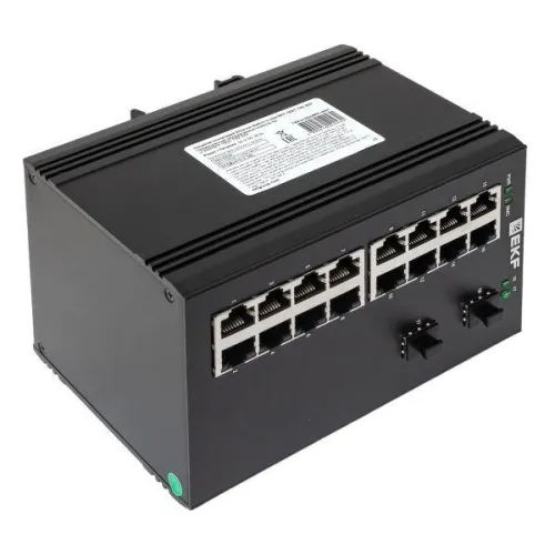 Коммутатор промышленный неуправляемый U-2GX/SFP-16GT TSX EKF TSX-U-2GX/SFP-16GT фото 11