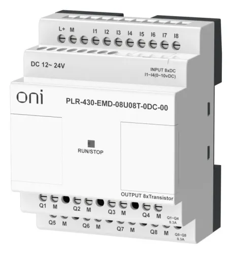 Модуль расширения входов выходов ПЛК 430 4 DI 4 UI (0-10В/DI) 8 TO 24В DC ONI PLR-430-EMD-08U08T-0DC-00 фото 5