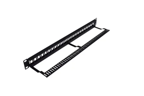 Патч-панель наборная 1U 24 порта с задним кабельным организатором TOKOV ELECTRIC TKE-PPFK-5E-1U-24P-UTP-CO фото 2