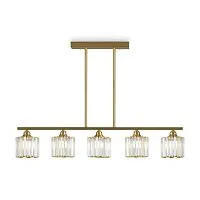 Люстра Ferrera 200Вт E27х5 IP20 Freya FR5474PL-05G