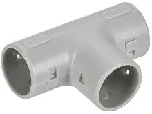 Тройник для жестких труб d25мм TIG-25 ELASTA IEK CTA10D-TIG25-K41-025