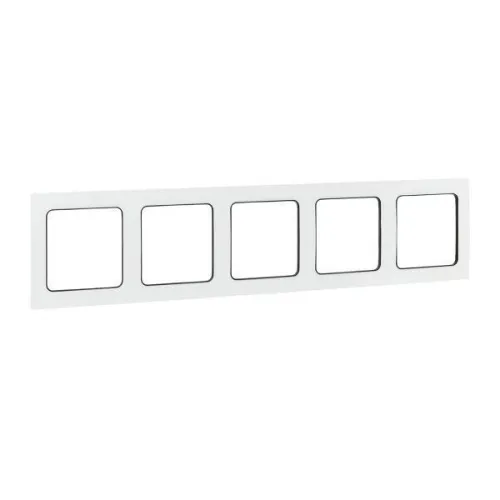 Рамка 5-м Стокгольм бел. с линией цвета черн. EKF EAM-G-306-10