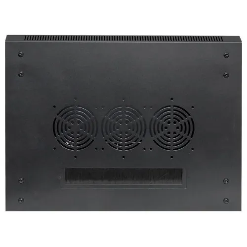 Шкаф настенный 19дюйм TERACOM PRO 12U 600х450мм дверь стеклянная с замком-ручкой черн. EKF TRP-WLL-1264-40B фото 11