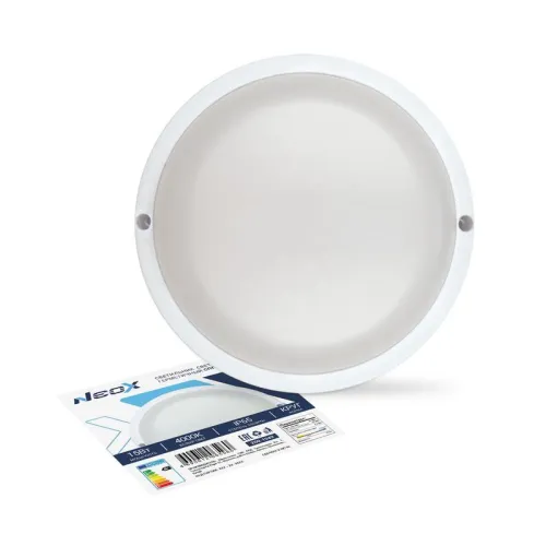 Светильник светодиодный СПП 1540-КРУГ 15Вт 4000К IP65 1350лм 140мм герметичный NEOX 4690612065960