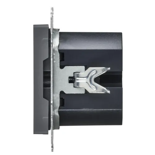 Розетка СП BRITE USB C 65Вт высокоскор. заряд. РЮ12-1-БрГ графит IEK BR-U13-065-K53 фото 4