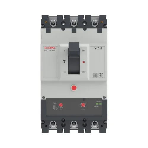 Выключатель автоматический 3P 500А 100кА pro MNX630M при AC415V расцепитель TMD YON MNX630M3PTMD0500 фото 2