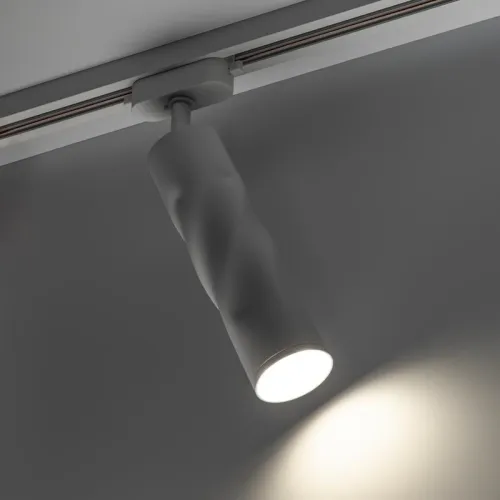 Светильник трековый поворотный ARTLINE 55х55х200 GU10 230В алюм. 2.6кв.м бел Ritter 59931 3 фото 15