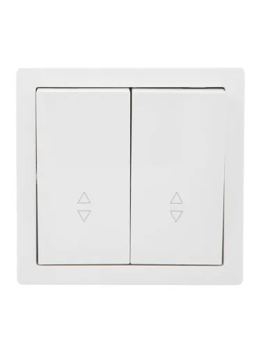 Выключатель проходной 2-кл. ОП LETO бел. LEZARD 752-0200-106