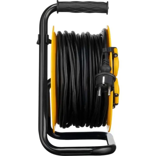 Удлинитель на катушке 4х30м с заземл. 16А IP44 Industrial plus УК30 3х1.5 термозащита IEK WKP15-16-04-30-44 фото 3