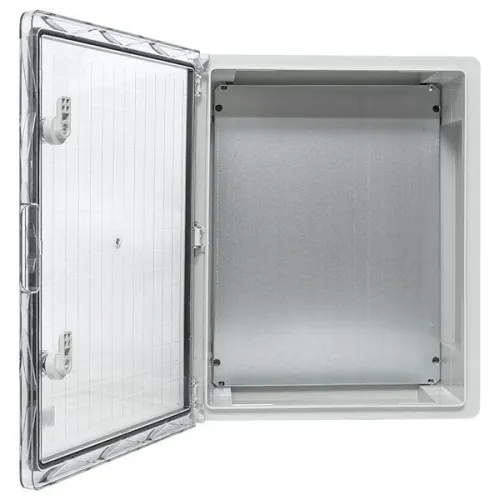 Бокс пластиковый с монтажной платой 500х400х180 IP65 прозр. дверь PROxima EKF PBT65MP006 фото 7
