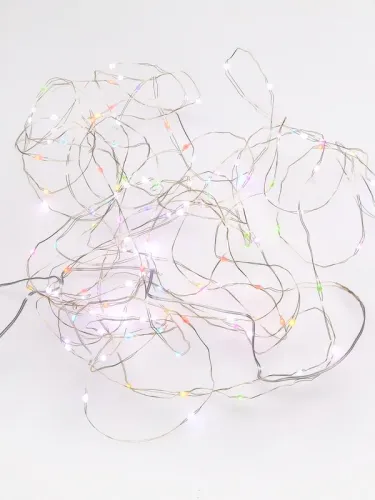 Гирлянда "Нить" ILDM096RGB-C-USB-RC 96 RGB минисветодиодов 9.6м с контроллером для помещений пульт SHLights 4690601049971 фото 2