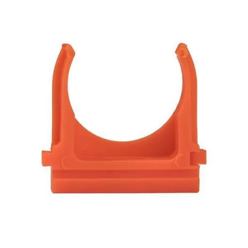 Держатель для труб (клипса) d25мм оранж. (уп.10шт) Plast EKF derj-z-25o фото 6