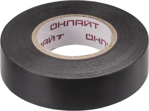 Изолента ПВХ 19мм (рул.20м) 71 690 OIT-B19-20/BL черн. ОНЛАЙТ 71690 фото 2