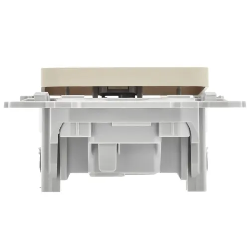 Выключатель 1-кл. СП FLITE ВС11-1-0-ФлСл 10А механизм сливочный IEK FI-V10-0-10-1-K86 фото 3