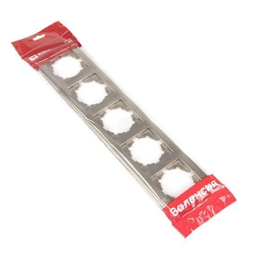 Рамка 5-м Валенсия кашемир EKF EWM-G-305-40 фото 4