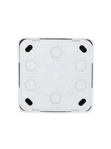 Розетка 1-м ОП Viola 16А IP20 без заземл. бел. LEZARD 751-0200-121 фото 4