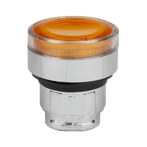 Головка кнопки OptiSignal D22 A4-PL-5 с подсветкой желт. металл ZB4BW353 КЭАЗ 332259