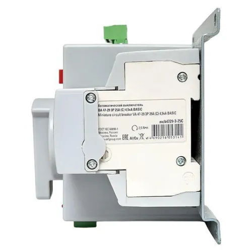 Устройство автоматического ввода резерва АВР 3п C 25А 400В MCB PROxima EKF ats-mcb-25c-3p-pro фото 4