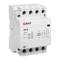 Контактор модульный КМ 20А 3NО+NC (3 мод.) EKF km-3-20-31