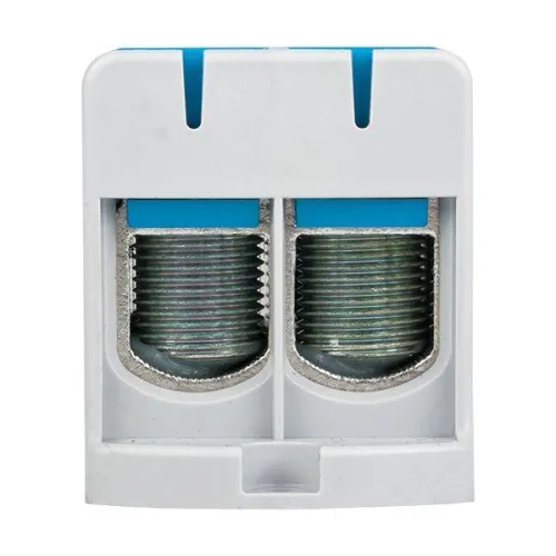 Клемма силовая вводная двойн. КСВ 35-150кв.мм син. PROxima EKF kvs2-35-150-blue фото 5