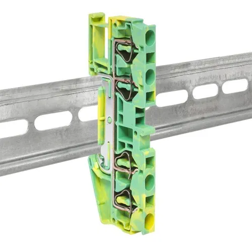 Колодка клеммная ST-4 4 вывода земля пружинная EKF plc-jxb-st-4-4-pen фото 4