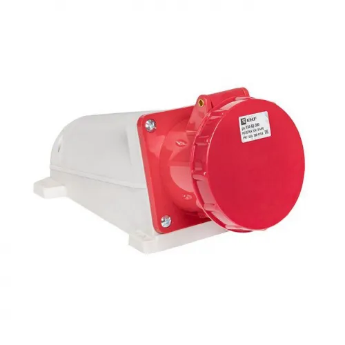 Розетка наружн. уст. 63А 380В 3P+РЕ IP67 (134) EKF ps-134-63-380 фото 3