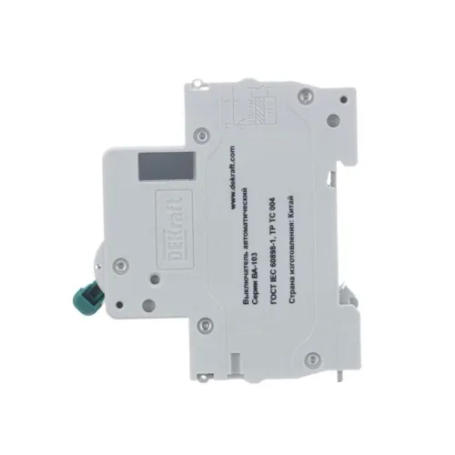 Выключатель автоматический модульный 2п C 10А 6кА ВА-103 DEKraft 12287DEK фото 3