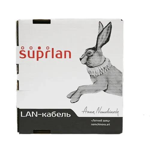 Кабель витая пара UTP кат.5e 4х2хAWG24 Cu PVC Indoor Standard 100м (м) SUPRLAN 01-0332-1 фото 4