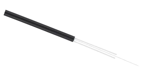 Кабель волоконно-оптический 9/125 одномод. 4 волокна усилен двумя стеклопрутками FTTH (fiber to the home) внутр../внешн.. -40-+60град.C LSZH черн. Cabeus 9693c