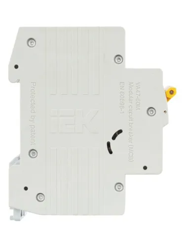 Выключатель автоматический модульный 2п C 40А 6кА ВА47-60M KARAT IEK MVA31-2-040-C фото 5