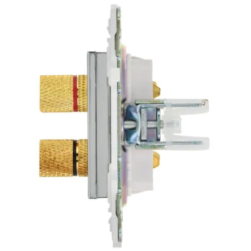 Аудиорозетка 4-м SKANDY SK-A01N никель IEK SK-S40-K50 фото 4