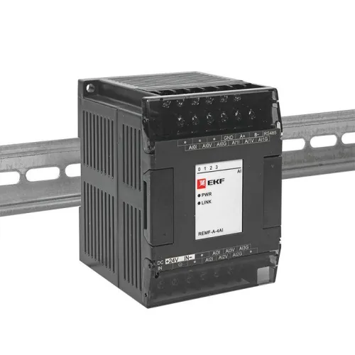 Модуль аналогового ввода REMF 4 PRO-Logic (без поверки) EKF REMF-A-4AI фото 3
